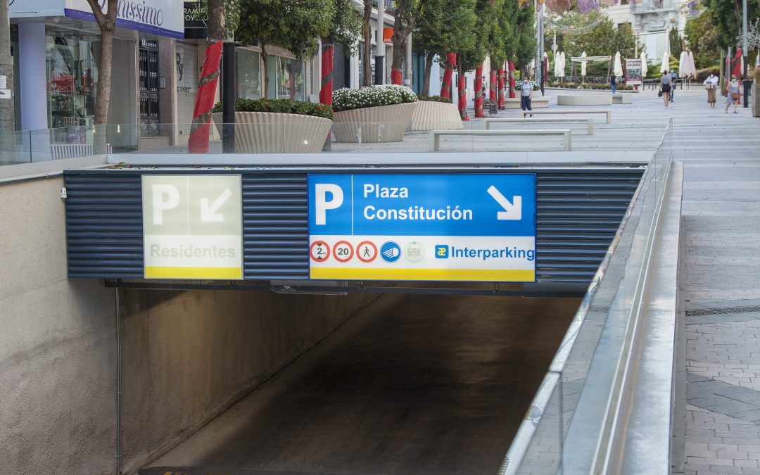 Acceso Parking Jaén