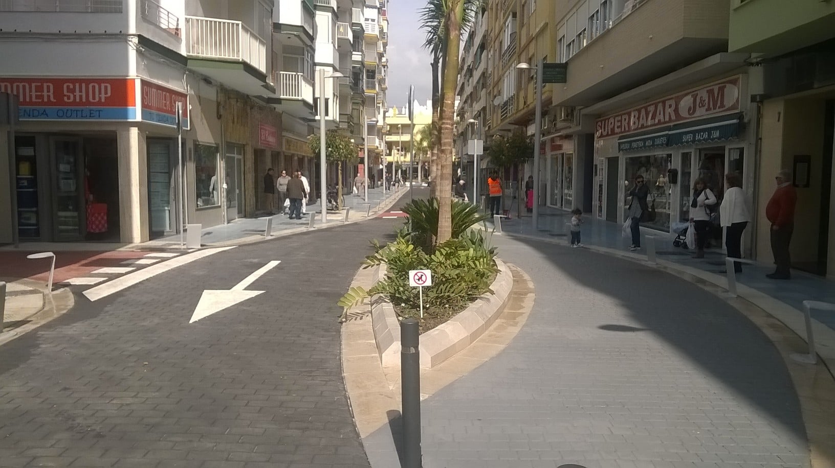 Peatonalización Calle Princesa en Torre del Mar, Málaga